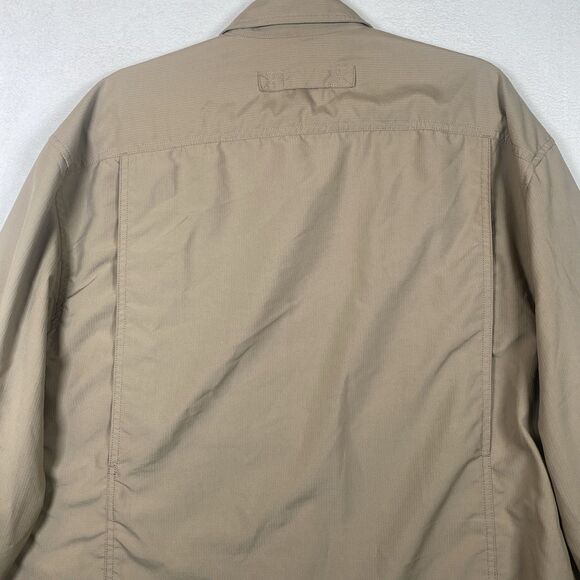 Duluth Trading Company CoolPlus Ripstop Long Sleeve Shirt Khaki Size L - Picture 12 of 15